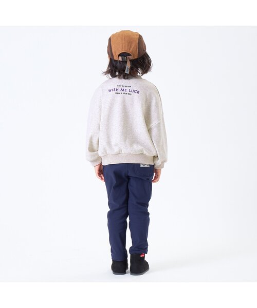 F.O.KIDS(エフオーキッズ)の「【裏シャギー・あったか】アップリケトレーナー(スウェット・キッズ・アイボリー/グリーン/グレー/マスタード/ブラウン・120/100/80/140/95/110/90/130)」の11枚目の写真