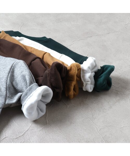 F.O.KIDS(エフオーキッズ)の「【裏シャギー・あったか】アップリケトレーナー(スウェット・キッズ・アイボリー/グリーン/グレー/マスタード/ブラウン・120/100/80/140/95/110/90/130)」の15枚目の写真