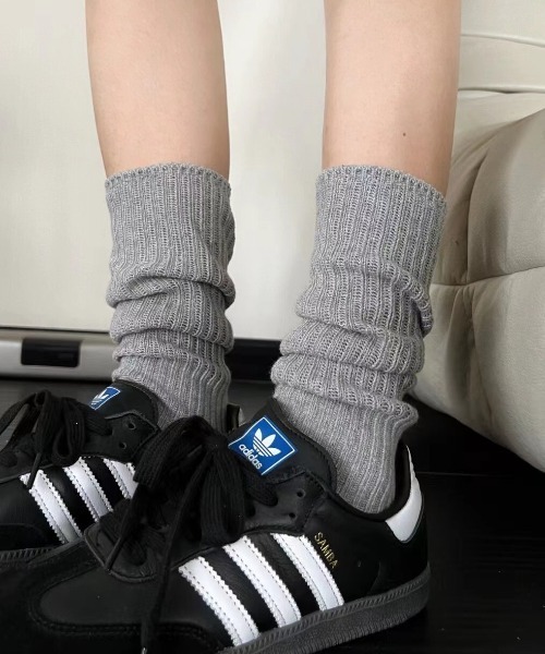 Vipoa(ヴィポア)の「ルーズフィットリブソックス(ソックス/靴下・レディース・ホワイト/グレー/ブラック・FREE)」の17枚目の写真