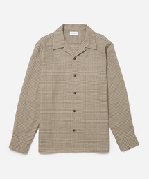 Saturdays NYC | Open Collar Cotton Wool Twill Check L/S Shirt(シャツ/ブラウス)