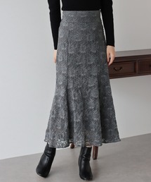 BLUEEAST | 起毛フラワーレースマーメイドスカート(スカート)