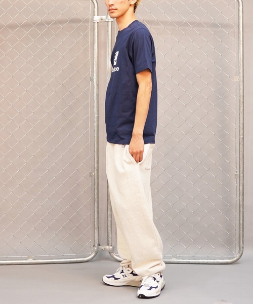 NEW BALANCE（ニューバランス）の「new balance/ニューバランス 半袖Tシャツ ショートスリーブ ロゴプリント MT41502（Tシャツ/カットソー・メンズ・ネイビー/ホワイト/グレー/ブラック・2XL/L/M/XL）」の19枚目の写真