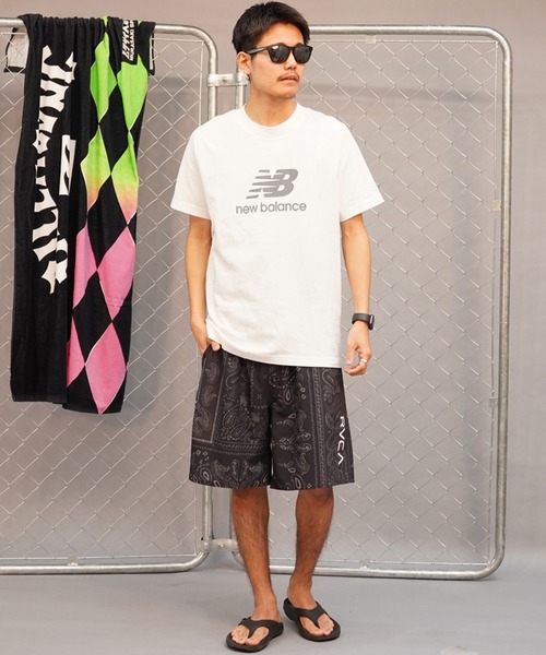 NEW BALANCE（ニューバランス）の「new balance/ニューバランス 半袖Tシャツ ショートスリーブ ロゴプリント MT41502（Tシャツ/カットソー・メンズ・ネイビー/ホワイト/グレー/ブラック・2XL/L/M/XL）」の10枚目の写真