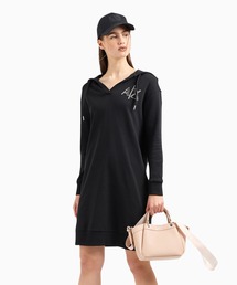ARMANI EXCHANGE | 【A|X アルマーニ エクスチェンジ】AXロゴ　Vネックスウェットワンピース(ワンピース)