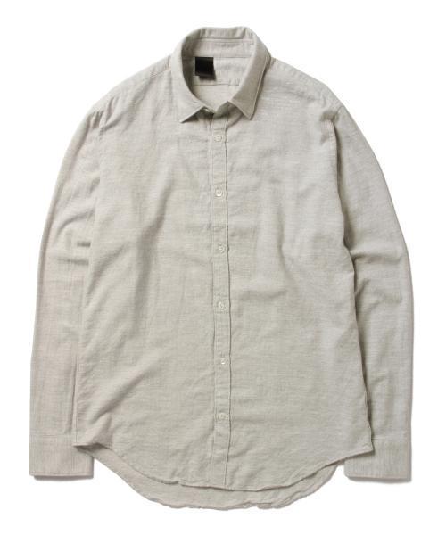 N.HOOLYWOOD(N.ハリウッド)の「●N.HOOLYWOOD / REG SHIRT -SOLID-(シャツ/ブラウス・メンズ・ライトグレー・36/38)」の1枚目の写真