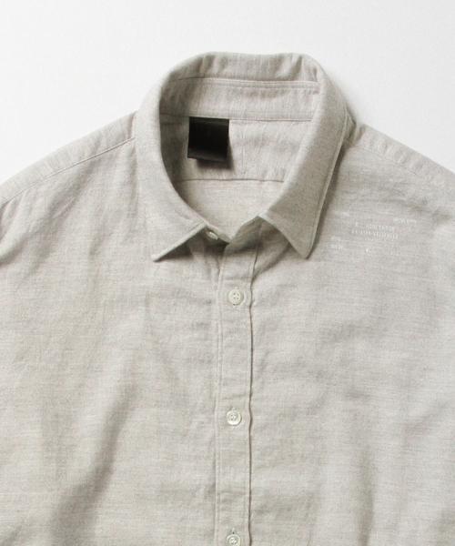 N.HOOLYWOOD(N.ハリウッド)の「●N.HOOLYWOOD / REG SHIRT -SOLID-(シャツ/ブラウス・メンズ・ライトグレー・36/38)」の4枚目の写真