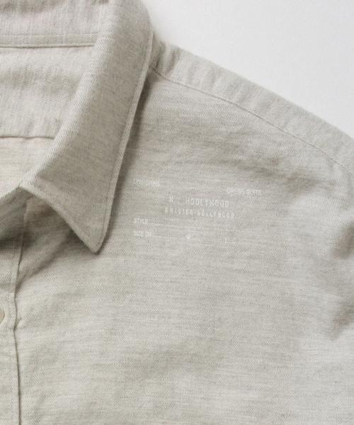 N.HOOLYWOOD(N.ハリウッド)の「●N.HOOLYWOOD / REG SHIRT -SOLID-(シャツ/ブラウス・メンズ・ライトグレー・36/38)」の5枚目の写真