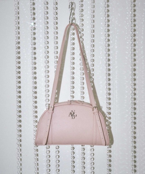 ANDGEEBEE（アンジービー）の「ラウンドショルダーバッグ（ショルダーバッグ・レディース・ピンク/ブラック・FREE）」の7枚目の写真