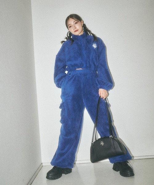 ANDGEEBEE（アンジービー）の「ラウンドショルダーバッグ（ショルダーバッグ・レディース・ピンク/ブラック・FREE）」の12枚目の写真