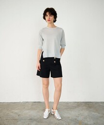 GRACE CONTINENTAL | バイカラークルーニットトップ(ニット/セーター)