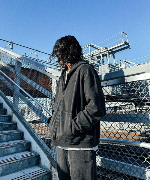 FLEX】Heavy weight pigmentzip parker（パーカー）｜FLEX（フレックス