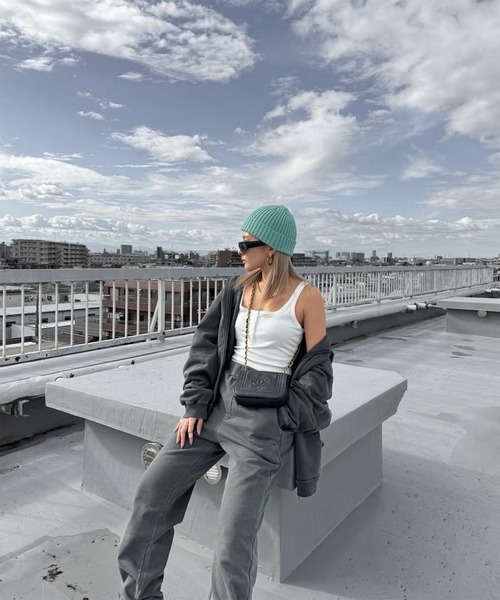 FLEX(フレックス)の「【FLEX】Heavy weight pigmentzip parker(パーカー・メンズ・グレー/ブラック・MEDIUM/LARGE/X-LARGE)」の14枚目の写真