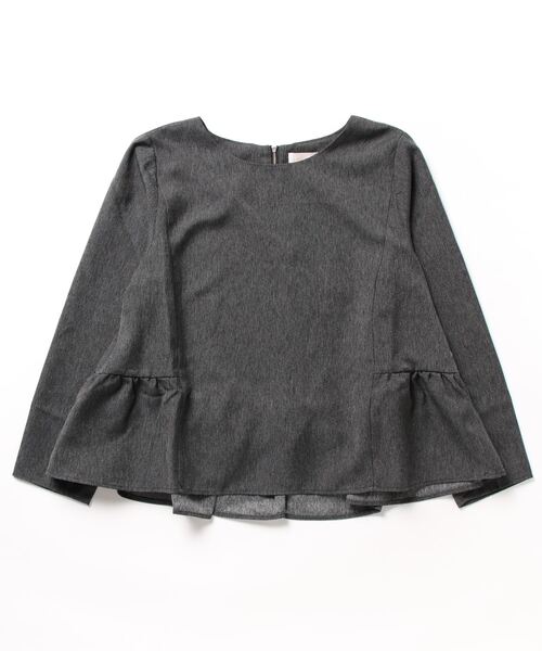 u plume(ユープリュム)の「デニム風ペプラムブラウス(シャツ/ブラウス・レディース・ブラック/ネイビー・4L/3L/LL)」の19枚目の写真