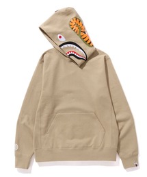ツ*ヨ様 A Bathing Ape ベージュ パーカー A BATHING APE（アベイシングエイプ）の「SHARK FULL ZIP HOODIE