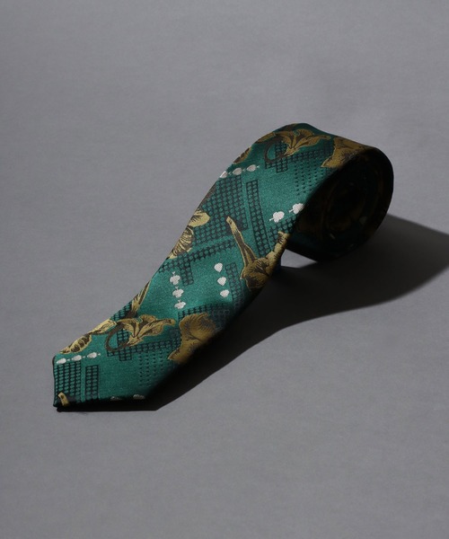 SITRY(シトリー)の「Total Pattern Print Necktie/総柄プリント ネクタイ(ネクタイ・メンズ・ブラウン系その他2/グリーン系その他/ブラウン系その他3/レッド系その他/ブラック系その他/グリーン系その他2/ベージュ系その他/ブラウン系その他/グレー系その他・FREE)」の8枚目の写真