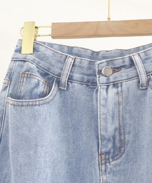 Miniministore(ミニミニストア)の「デニムスカート スリット タイトスカート(デニムスカート・レディース・ブラック/サックスブルー/インディゴブルー・L/S/M/XL)」の20枚目の写真