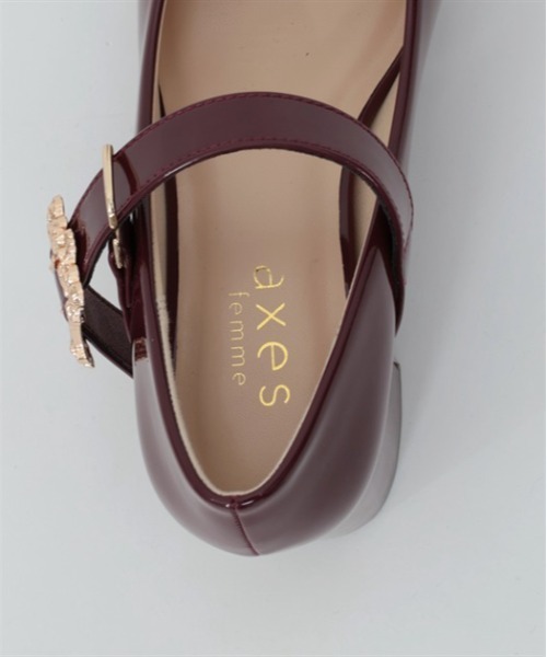 axes femme(アクシーズファム)の「アンティークバックルパンプス(パンプス・レディース・レッド/キナリ/ブラック・LARGE/MEDIUM)」の11枚目の写真