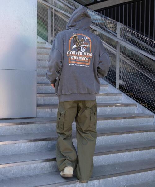 WEGO（ウィゴー）の「WEGO/ピグメントグラフィックプルパーカー（パーカー・メンズ・その他2/その他1/その他3/その他4・LARGE/MEDIUM）」の6枚目の写真