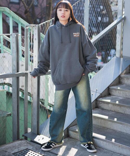 WEGO（ウィゴー）の「WEGO/ピグメントグラフィックプルパーカー（パーカー・メンズ・その他2/その他1/その他3/その他4・LARGE/MEDIUM）」の7枚目の写真