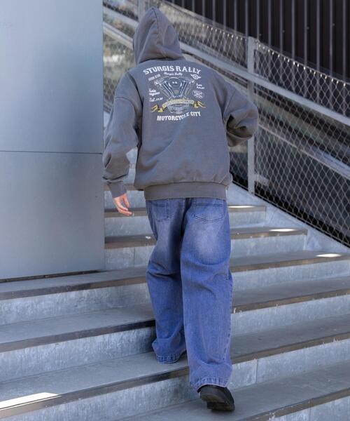 WEGO（ウィゴー）の「WEGO/ピグメントグラフィックプルパーカー（パーカー・メンズ・その他2/その他1/その他3/その他4・LARGE/MEDIUM）」の9枚目の写真