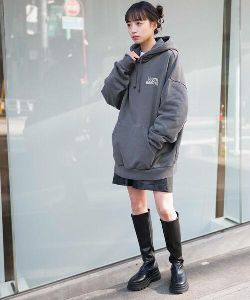 WEGO（ウィゴー）の「WEGO/ピグメントグラフィックプルパーカー（パーカー・メンズ・その他2/その他1/その他3/その他4・LARGE/MEDIUM）」の10枚目の写真