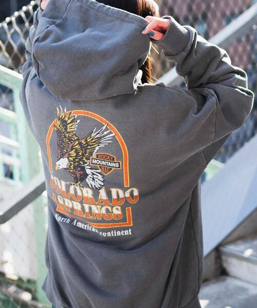 WEGO（ウィゴー）の「WEGO/ピグメントグラフィックプルパーカー（パーカー・メンズ・その他2/その他1/その他3/その他4・LARGE/MEDIUM）」の18枚目の写真