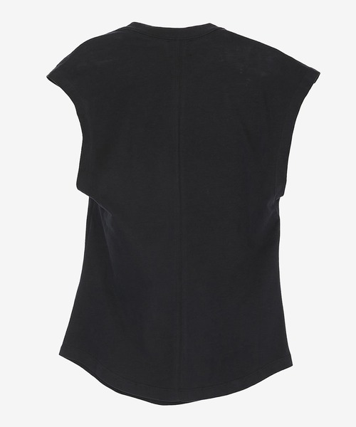 ISABEL MARANT（イザベルマラン）の「ノースリーブカットソー（Tシャツ/カットソー・レディース・ホワイト/ブラック・36/34/38）」の4枚目の写真