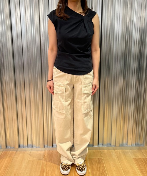 ISABEL MARANT（イザベルマラン）の「ノースリーブカットソー（Tシャツ/カットソー・レディース・ホワイト/ブラック・36/34/38）」の10枚目の写真