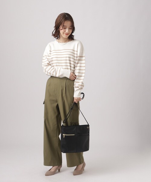 SHOO・LA・RUE(シューラルー)の「【プレゼントにも】毎日持ちたい ポケット切り換えショルダーバッグ(ショルダーバッグ・レディース・ピンク系/ライトパープル/ブラック/ライトベージュ/グレー/ブルー・00)」の10枚目の写真
