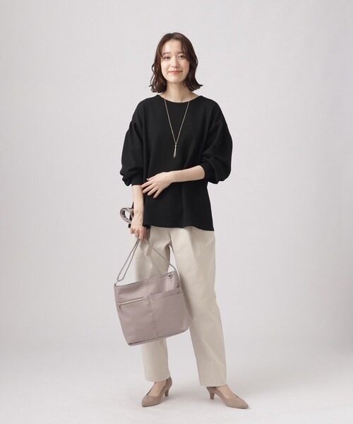 SHOO・LA・RUE(シューラルー)の「【プレゼントにも】毎日持ちたい ポケット切り換えショルダーバッグ(ショルダーバッグ・レディース・ピンク系/ライトパープル/ブラック/ライトベージュ/グレー/ブルー・00)」の14枚目の写真