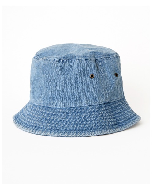 newhattan（ニューハッタン）の「【newhattan】Denim Bucket Hat（ハット・メンズ・ブラック/ブルー/ダークネイビー・M/L）」の3枚目の写真