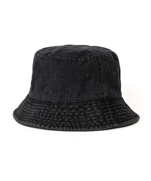 newhattan（ニューハッタン）の「【newhattan】Denim Bucket Hat（ハット・メンズ・ブラック/ブルー/ダークネイビー・M/L）」の2枚目の写真