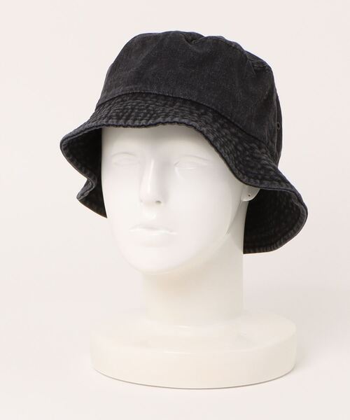 newhattan（ニューハッタン）の「【newhattan】Denim Bucket Hat（ハット・メンズ・ブラック/ブルー/ダークネイビー・M/L）」の7枚目の写真
