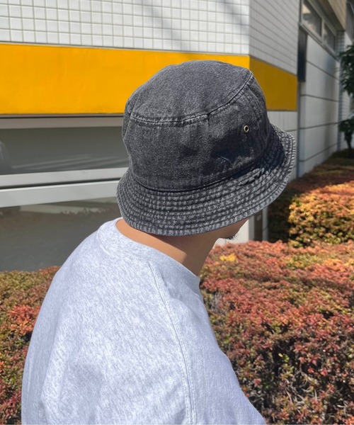 newhattan（ニューハッタン）の「【newhattan】Denim Bucket Hat（ハット・メンズ・ブラック/ブルー/ダークネイビー・M/L）」の10枚目の写真