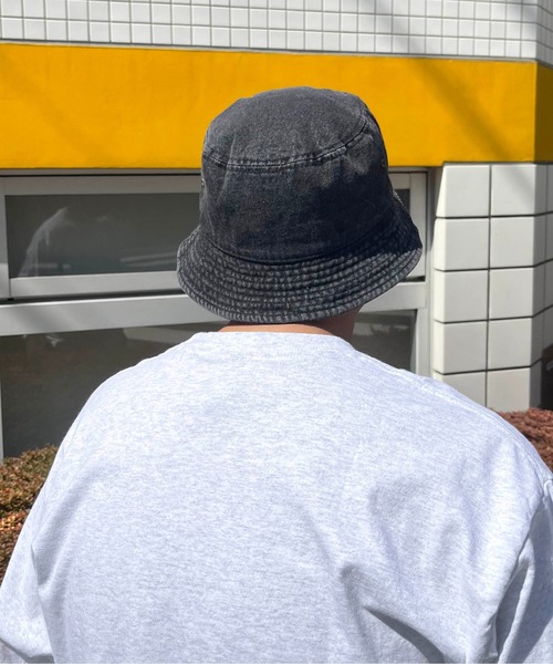 newhattan（ニューハッタン）の「【newhattan】Denim Bucket Hat（ハット・メンズ・ブラック/ブルー/ダークネイビー・M/L）」の11枚目の写真