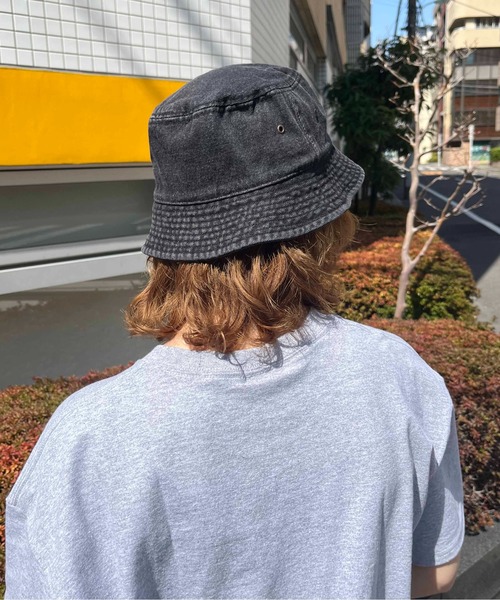 newhattan（ニューハッタン）の「【newhattan】Denim Bucket Hat（ハット・メンズ・ブラック/ブルー/ダークネイビー・M/L）」の20枚目の写真