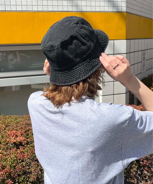 newhattan（ニューハッタン）の「【newhattan】Denim Bucket Hat（ハット・メンズ・ブラック/ブルー/ダークネイビー・M/L）」の19枚目の写真