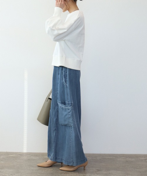 SUGAR ROSE（シュガーローズ）の「【SUGAR　ROSE/シュガーローズ】ボリュームスリーブショートスウェット（Tシャツ/カットソー・レディース・オフホワイト/グレー/ピンク・38）」の16枚目の写真