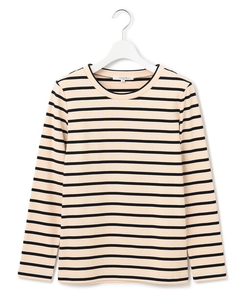 23区(ニジュウサンク)の「【SLOW/一部店舗限定】ミドルフライスジャージー 長袖カットソー(Tシャツ/カットソー・レディース・ライトグレー系1/ブラック系1/グリーン系/ホワイト系・40/38)」の13枚目の写真