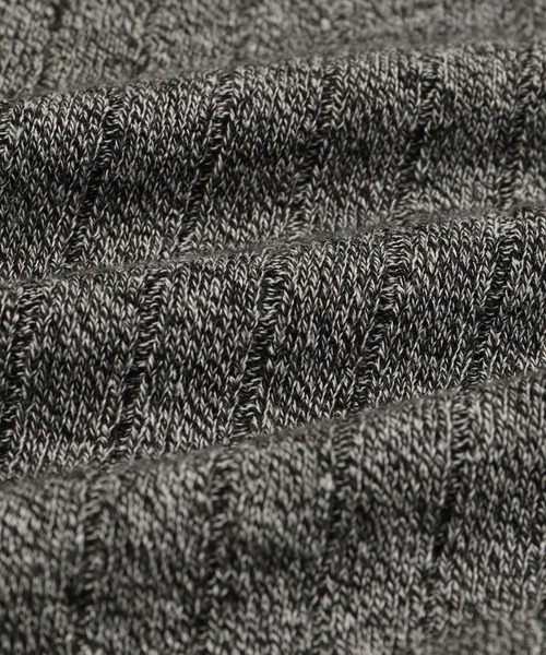 ROPE' PICNIC（ロペピクニック）の「フロントジップショート丈メランジニットプルオーバー（ニット/セーター・レディース・ブラック系その他/ライトグリーン/ブラウン・38）」の10枚目の写真