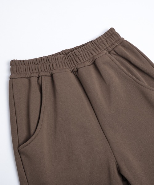 AMELY(エミリー)の「裏起毛ワイドパンツ(スウェットパンツ・レディース・グレー/ブラック/ブラウン・M/S/L)」の14枚目の写真