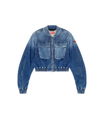 DIESEL ディーゼル トラックジャケット デニム DIESEL（ディーゼル）の「レディース ジャケット デニム DE-KHLO-S