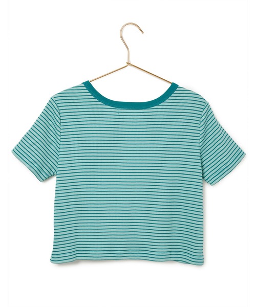 ROPE' PICNIC(ロペピクニック)の「リンガーTシャツ(Tシャツ/カットソー・レディース・グリーン系その他/ブラック/オレンジ系その他・38)」の9枚目の写真