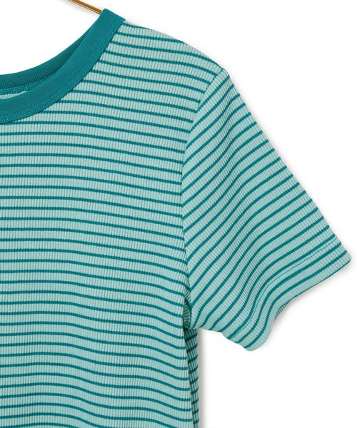 ROPE' PICNIC(ロペピクニック)の「リンガーTシャツ(Tシャツ/カットソー・レディース・グリーン系その他/ブラック/オレンジ系その他・38)」の11枚目の写真