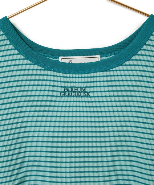 ROPE' PICNIC(ロペピクニック)の「リンガーTシャツ(Tシャツ/カットソー・レディース・グリーン系その他/ブラック/オレンジ系その他・38)」の13枚目の写真
