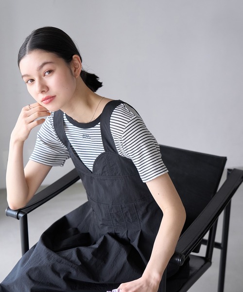ROPE' PICNIC(ロペピクニック)の「リンガーTシャツ(Tシャツ/カットソー・レディース・グリーン系その他/ブラック/オレンジ系その他・38)」の20枚目の写真