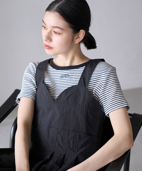 ROPE' PICNIC(ロペピクニック)の「リンガーTシャツ(Tシャツ/カットソー・レディース・グリーン系その他/ブラック/オレンジ系その他・38)」の21枚目の写真