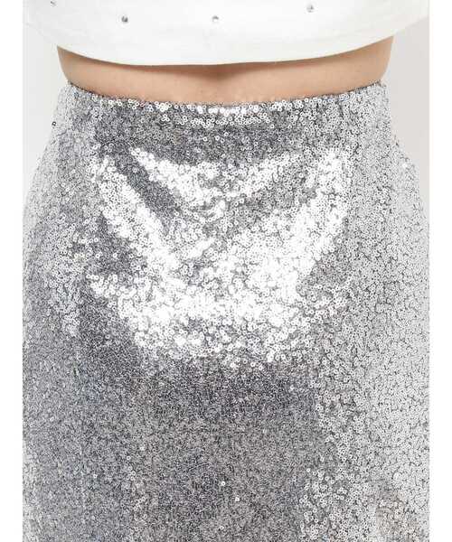 EVRIS（エヴリス）の「スパンコールミニスカート（スカート・レディース・シルバー/ピンク・MEDIUM/SMALL）」の18枚目の写真