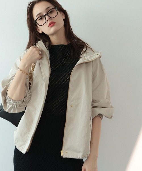 saloon（サルーン）の「SALOON(サルーン)/ハイデンクロスブルゾン（マウンテンパーカー・レディース・ネイビー/アイボリー・FREE）」の11枚目の写真