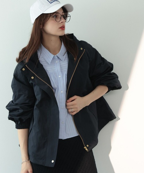 saloon（サルーン）の「SALOON(サルーン)/ハイデンクロスブルゾン（マウンテンパーカー・レディース・ネイビー/アイボリー・FREE）」の13枚目の写真